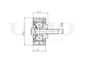 Ролик направляющий приводного ремня photo