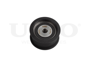 Drive belt tensioner with pulley photo