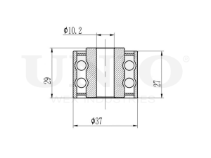 Ролик направляющий приводного ремня photo