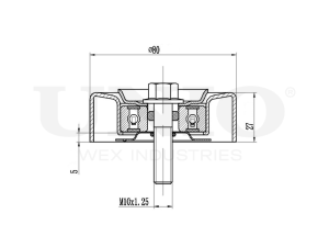 Ролик направляющий приводного ремня photo