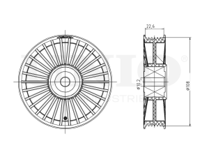 Drive belt idler pulley photo