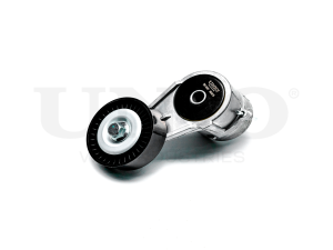 Drive belt tensioner with pulley photo
