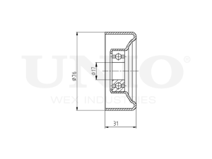 Drive belt tensioner pulley photo