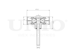 Ролик направляющий приводного ремня photo