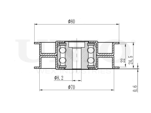 Ролик направляющий приводного ремня photo