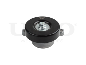 Drive belt tensioner with pulley photo