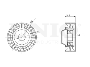 Drive belt idler pulley photo