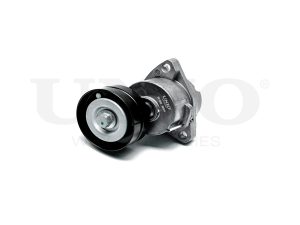 Drive belt tensioner with pulley photo