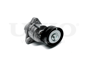 Drive belt tensioner with pulley photo