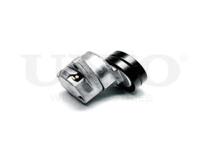 Drive belt tensioner with pulley photo