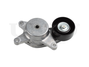 Drive belt tensioner with pulley photo