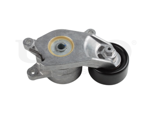 Drive belt tensioner with pulley photo