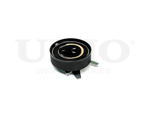 Drive belt tensioner with pulley photo