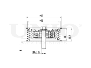 Drive belt idler pulley photo