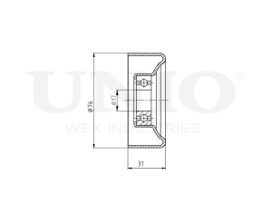 Drive belt tensioner pulley photo