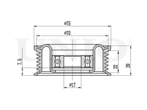 Drive belt tensioner pulley photo
