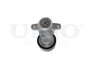 Drive belt tensioner with pulley photo
