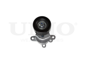 Drive belt tensioner with pulley photo