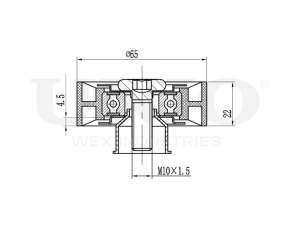Drive belt idler pulley photo