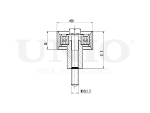 Timing belt idler pulley photo