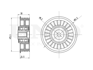 Drive belt tensioner pulley photo