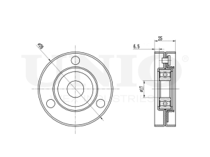 Drive belt tensioner pulley photo