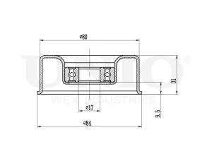 Drive belt tensioner pulley photo