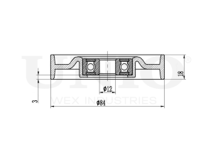 Drive belt tensioner pulley photo