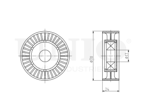 Drive belt tensioner pulley photo