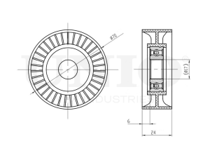 Drive belt tensioner pulley photo