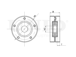 Drive belt tensioner pulley photo