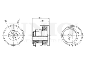Timing belt tensioner pulley photo
