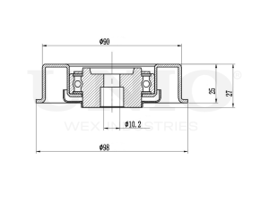 Drive belt tensioner pulley photo