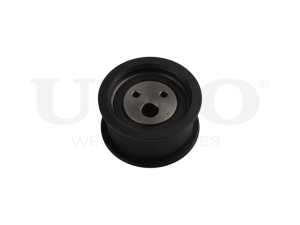 Drive belt tensioner with pulley photo