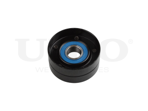 Drive belt tensioner with pulley photo