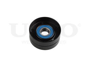 Drive belt tensioner with pulley photo