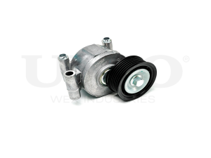 Drive belt tensioner with pulley photo