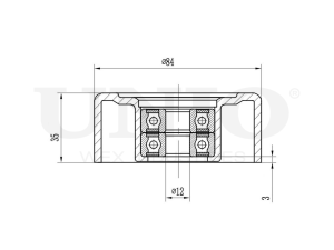 Drive belt tensioner pulley photo