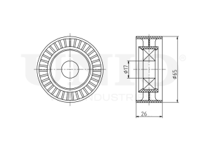 Drive belt tensioner pulley photo