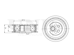 Timing belt tensioner pulley photo