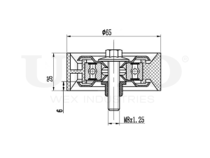 Drive belt idler pulley photo