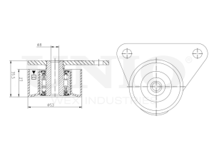Timing belt idler pulley photo