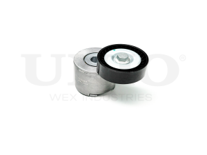 Drive belt tensioner with pulley photo