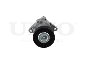 Drive belt tensioner with pulley photo