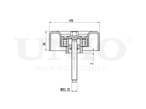Ролик направляющий приводного ремня photo