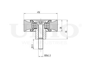 Ролик направляющий приводного ремня photo
