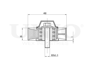 Drive belt idler pulley photo