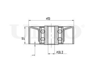 Drive belt idler pulley photo
