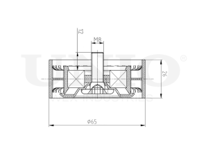 Drive belt idler pulley photo