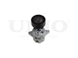 Drive belt tensioner with pulley photo